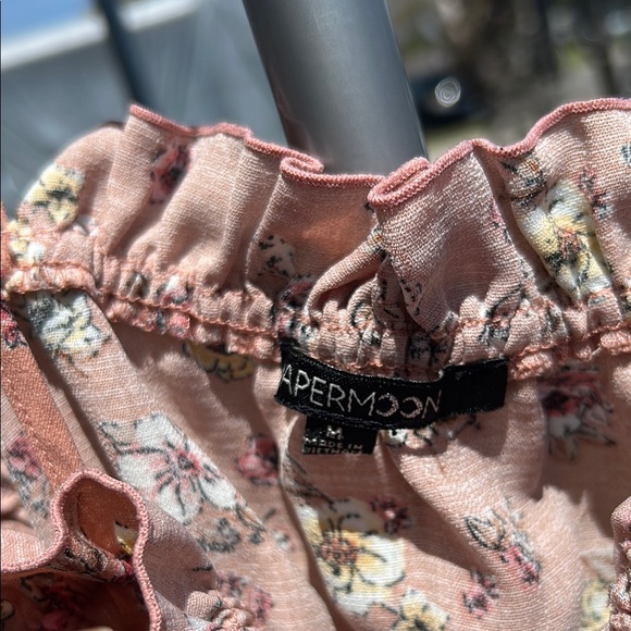 Floral Ruffle Strap Top - Picture 2 of 2